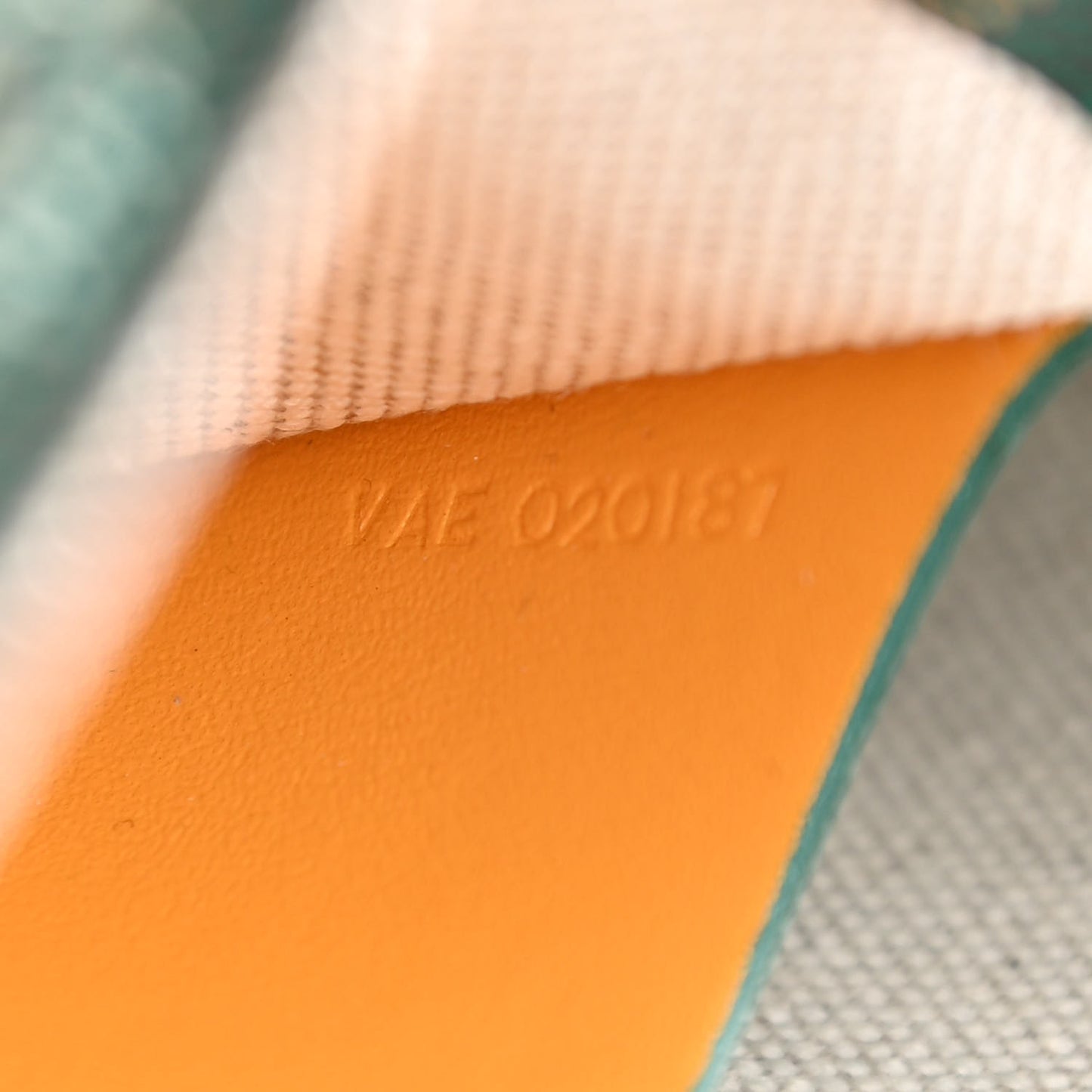 Goyardine Plumet Wallet Clutch Green