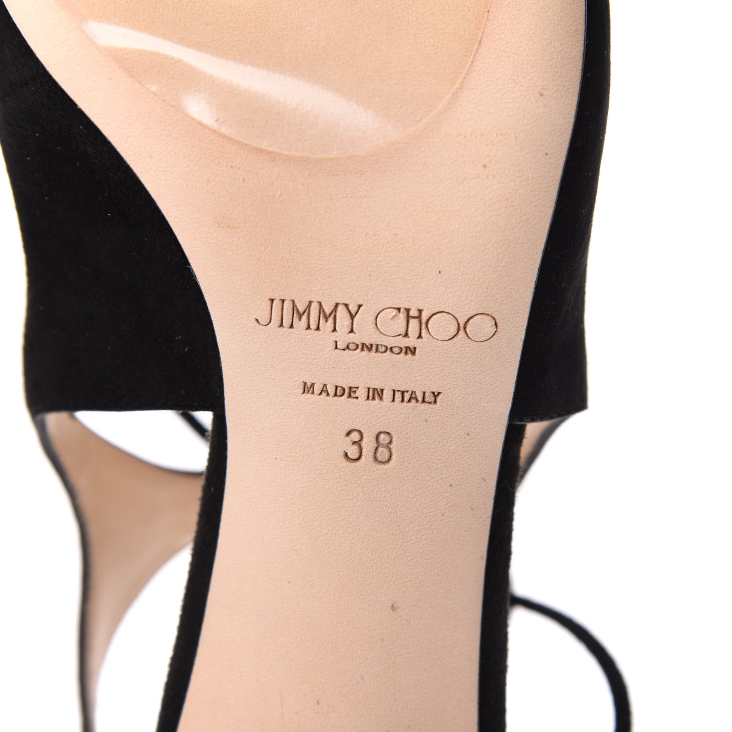 Jimmy Choo Suede Nappa Vanessa 85 Pumps 38 Black 7 of 8