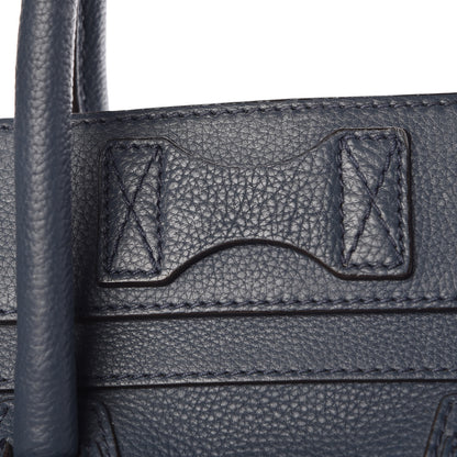 Celine Drummed Calfskin Mini Luggage Orage 15 of 17