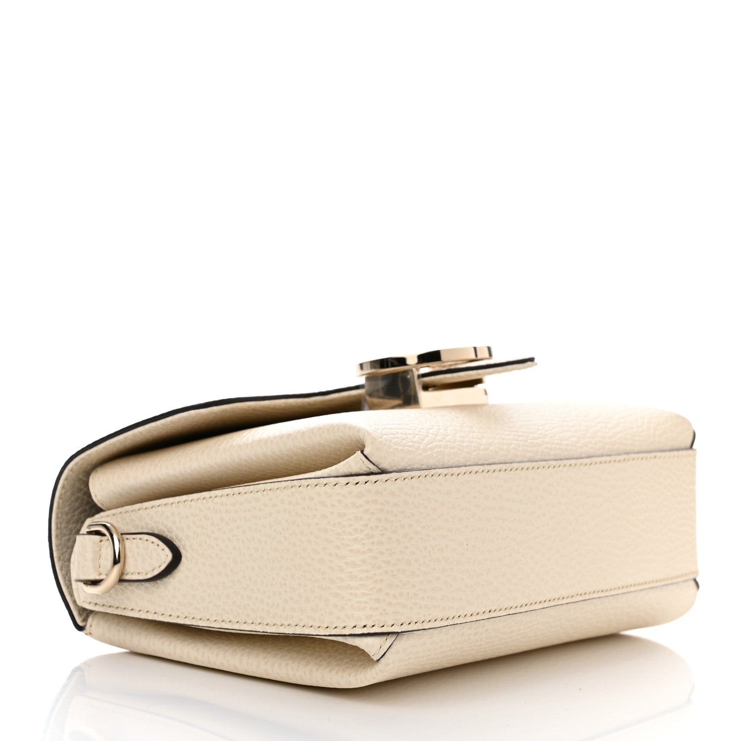 Gucci Dollar Calfskin Interlocking G Crossbody Bag Mystic White 4 of 10