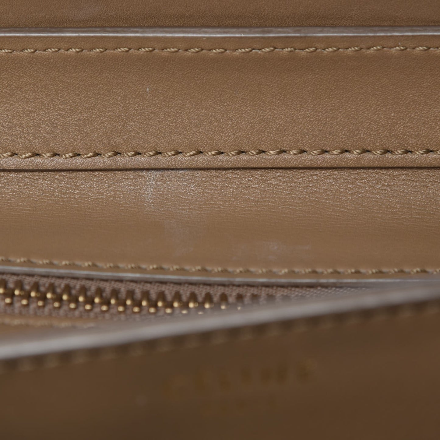 Smooth Calfskin Mini Luggage Camel
