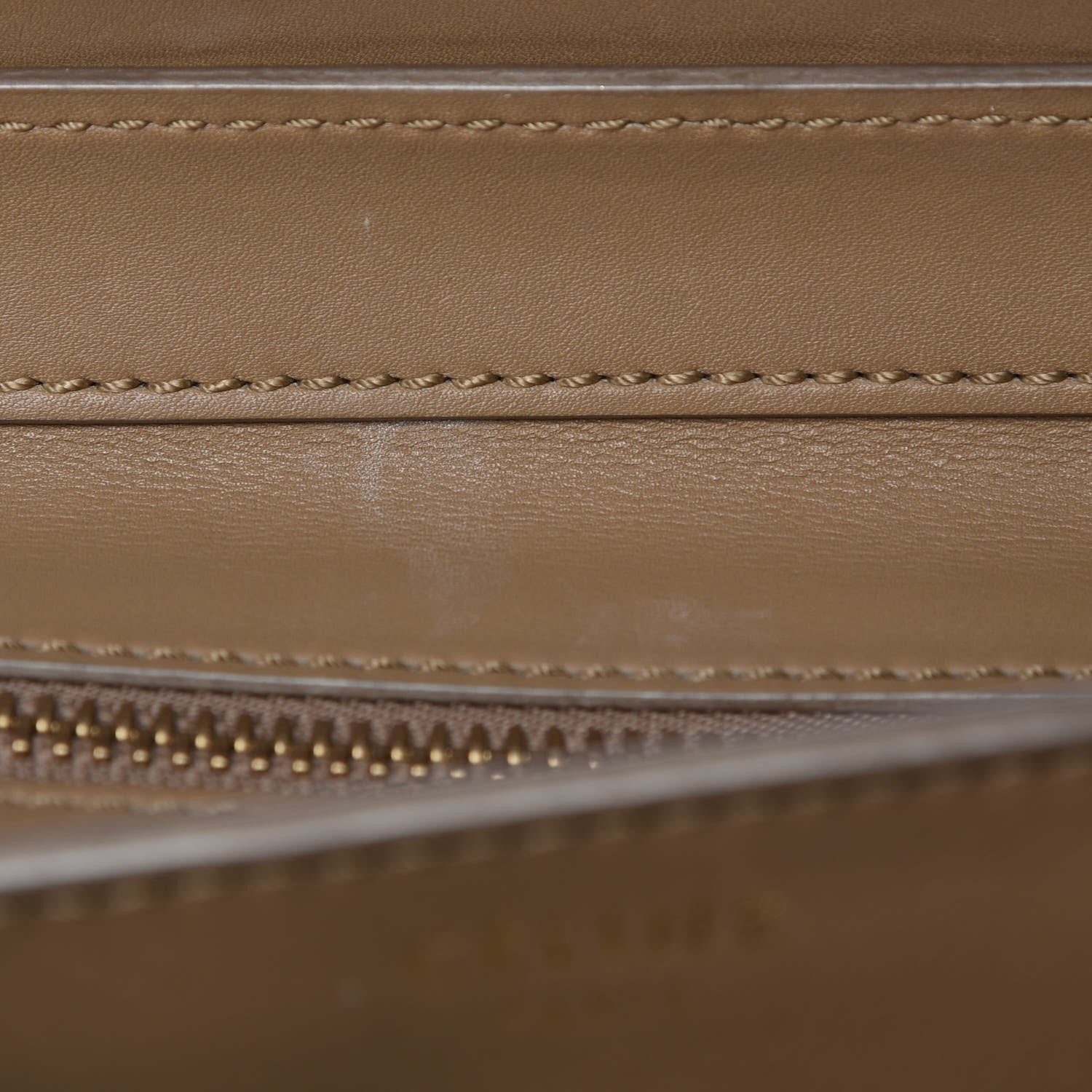 Celine Smooth Calfskin Mini Luggage Camel 9 of 16