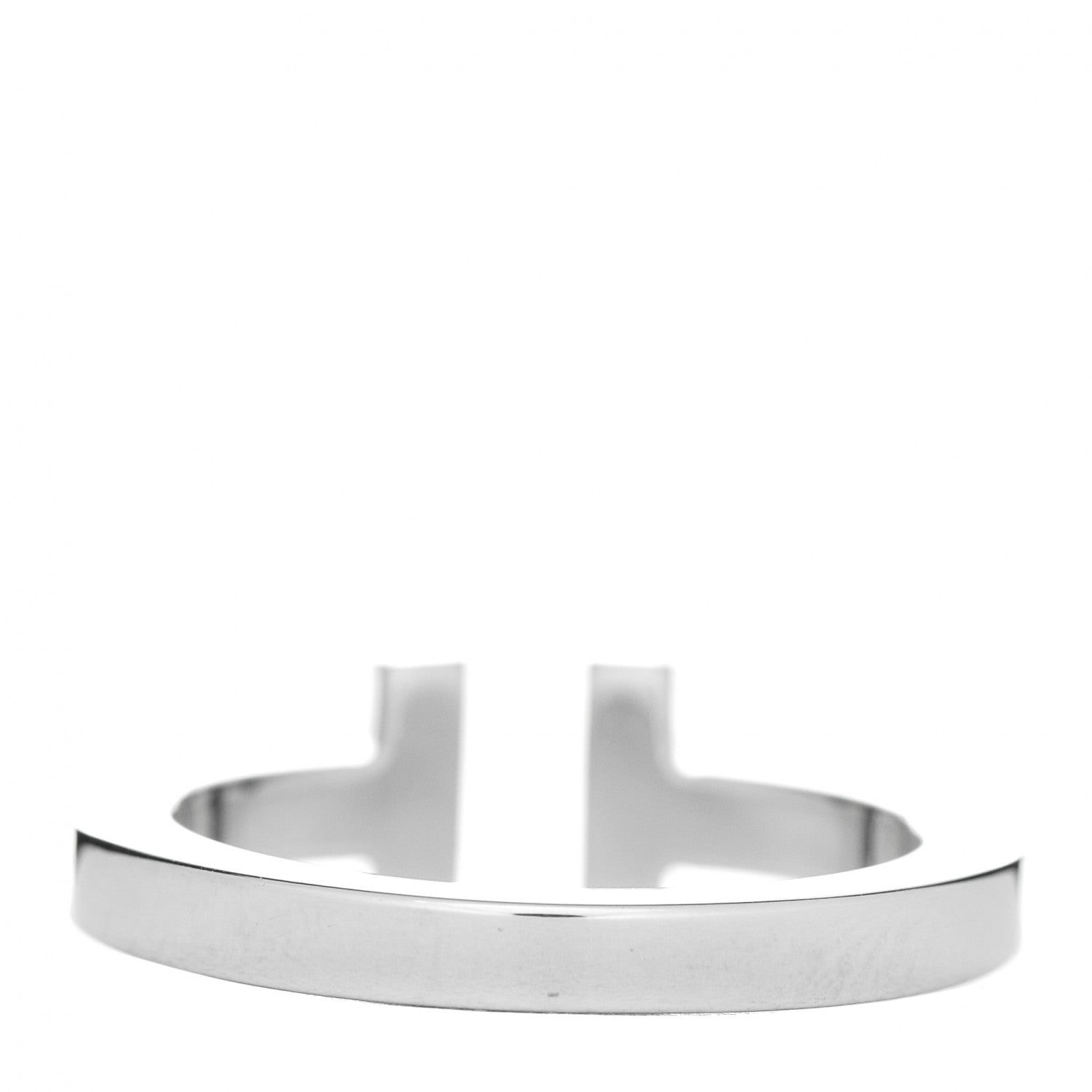 Tiffany Sterling Silver T Square Ring 54 7 4 of 5
