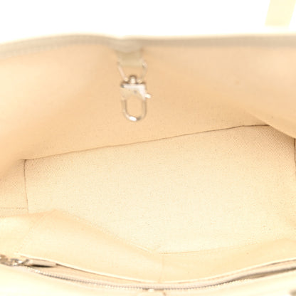 Moynat Calfskin Canvas M Tote PM Beige 5 of 9