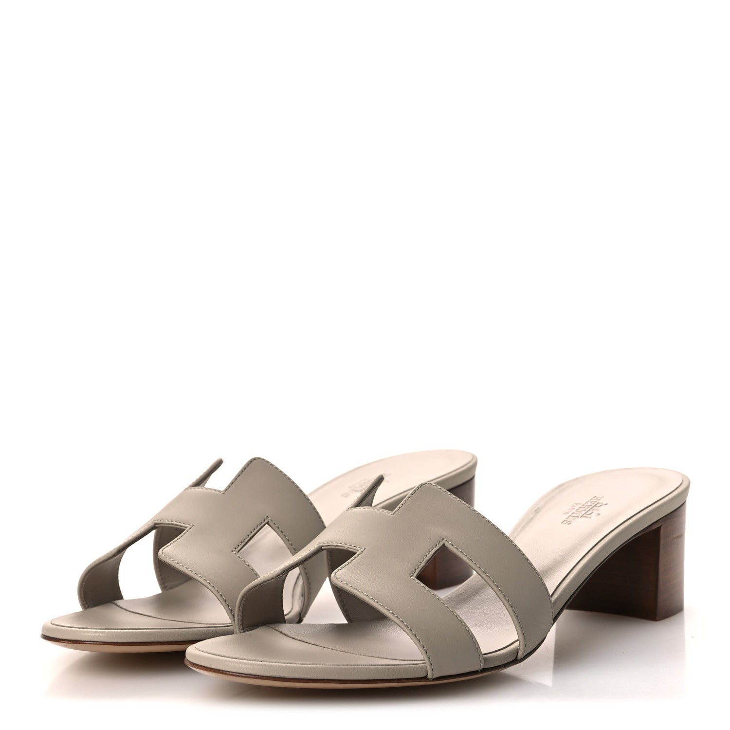 Hermes Calfskin Oasis Sandals 41 Beige Nude 4 of 11