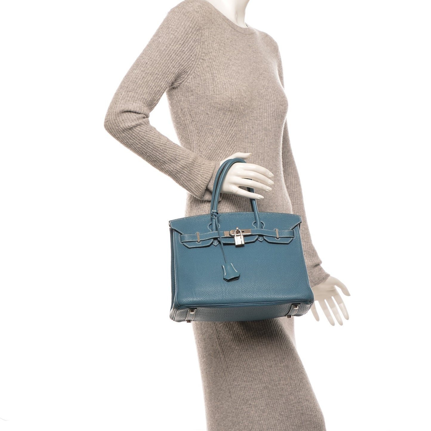 Togo Birkin 30 Blue Jean