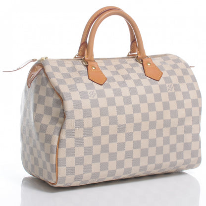 Louis Vuitton Damier Azur Speedy 30 3 of 8