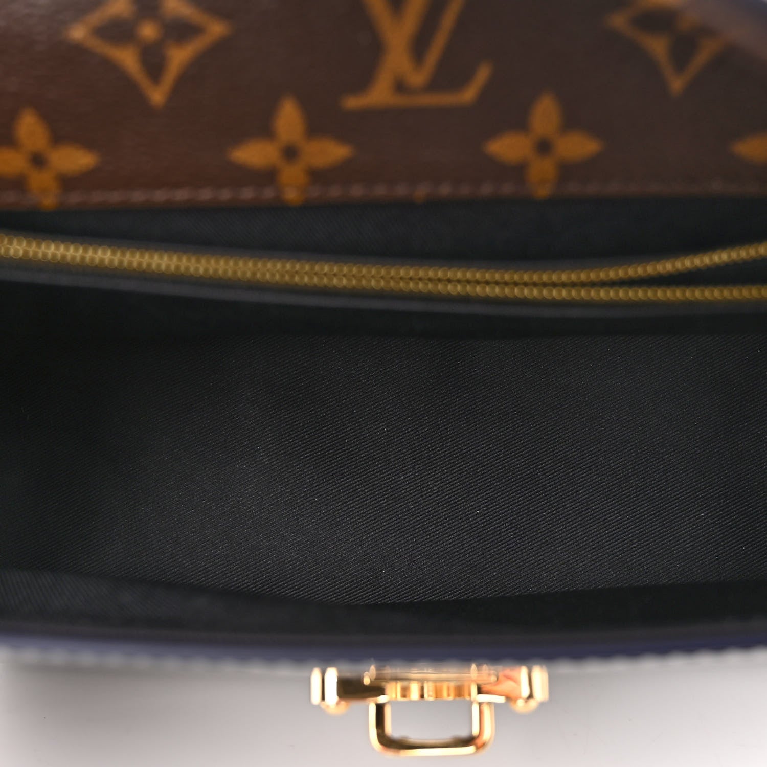 Louis Vuitton Patent Calfskin Monogram Cherrywood PM Black 6 of 9
