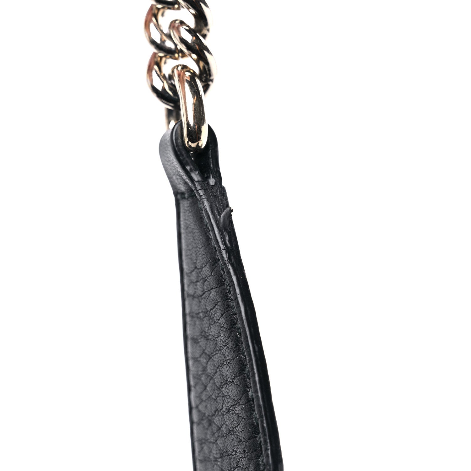 Gucci Pebbled Calfskin Medium Soho Chain Shoulder Bag Black 14 of 16