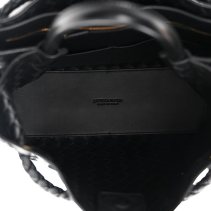 Bottega Veneta Nappa Intrecciato Medium Andiamo Shoulder Bag Black 5 of 9