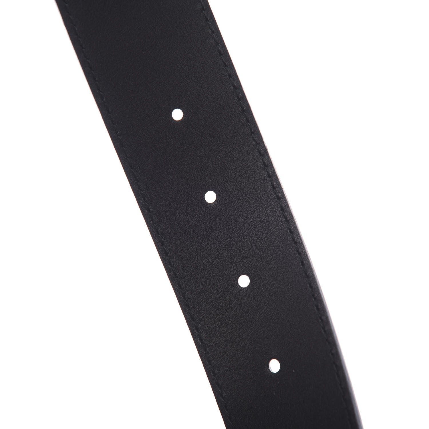 Gucci Textured Calfskin Double G 40mm Belt 105 42 Black 4 of 5