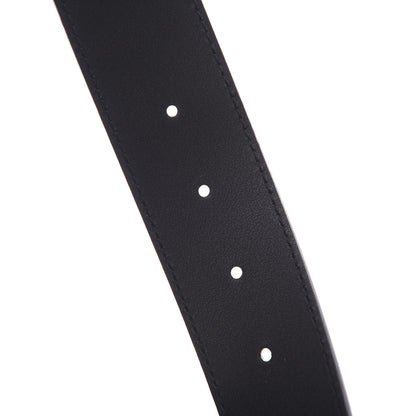 Gucci Textured Calfskin Double G 40mm Belt 105 42 Black 4 of 5