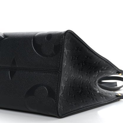 Louis Vuitton Empreinte Monogram Giant Onthego MM Black 8 of 8