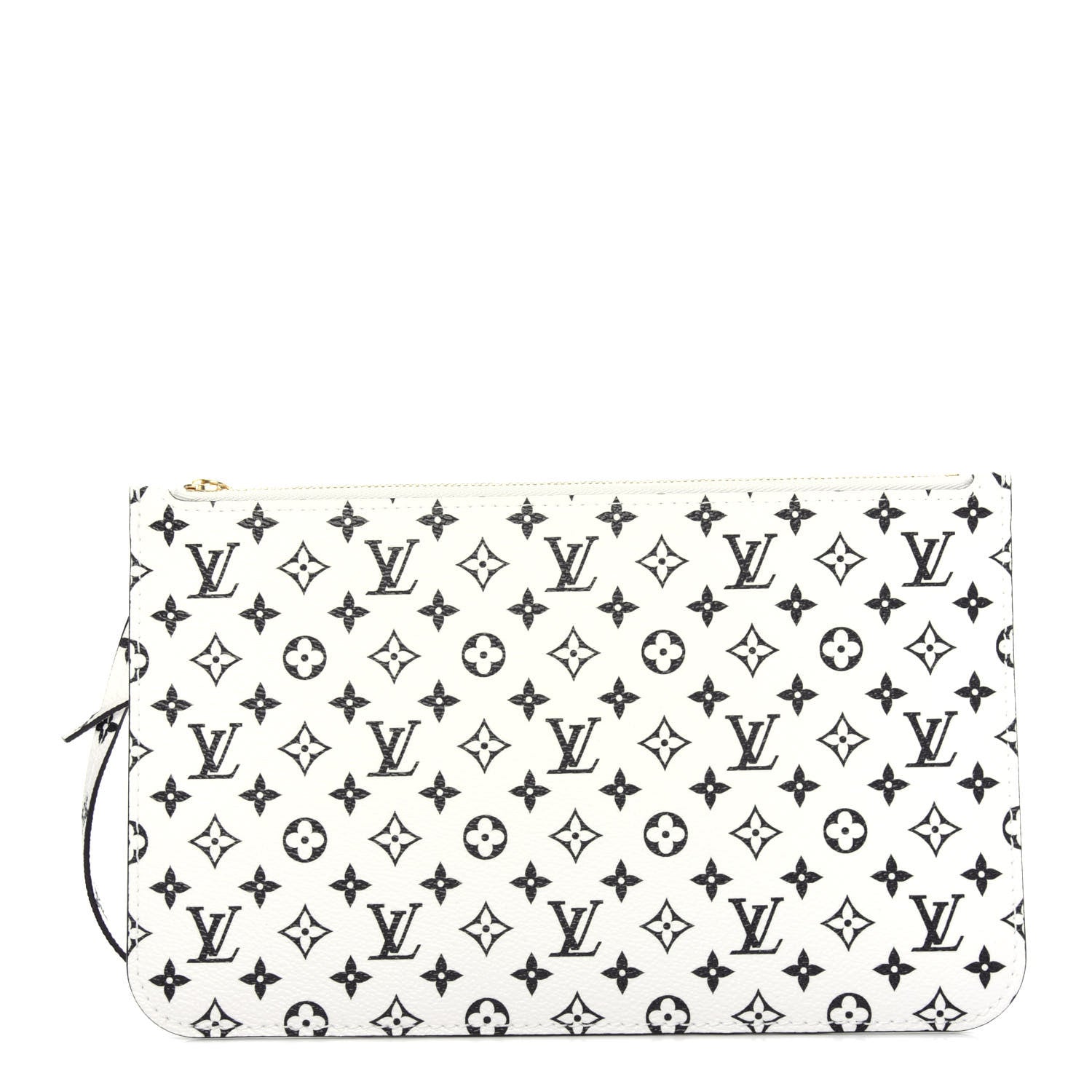 Louis Vuitton Monogram Giant Neverfull MM GM Pochette White 1 of 7