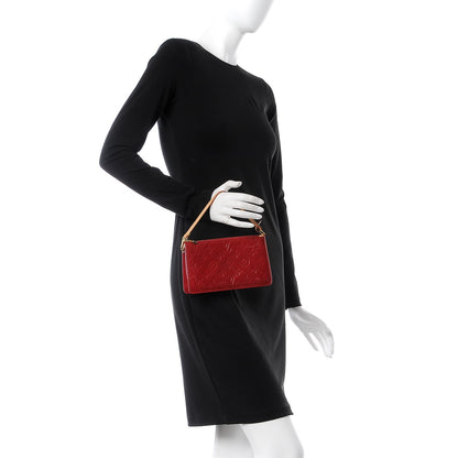 Louis Vuitton Vernis Lexington Pochette Rouge 2 of 8