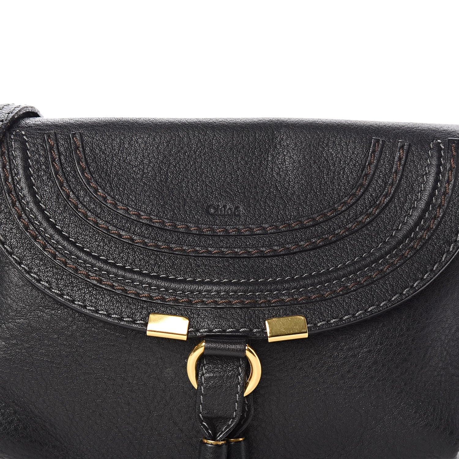 Chloe Calfskin Marcie Pochette Crossbody Bag Black 10 of 10