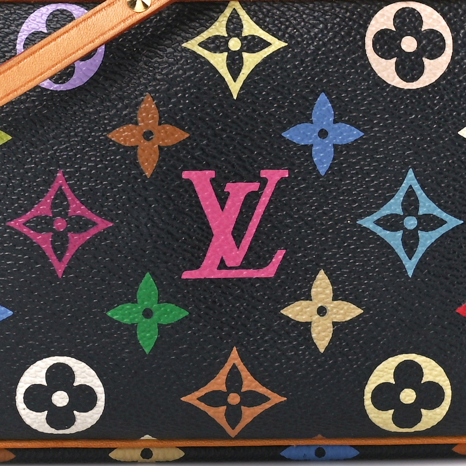 Louis Vuitton Monogram Multicolor Pochette Accessories Black 9 of 11