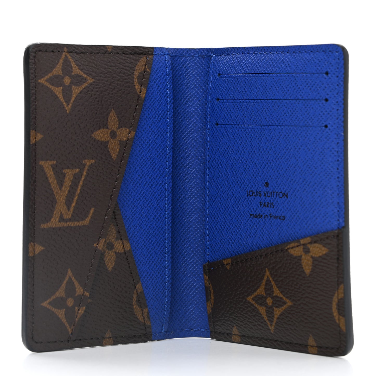 Monogram Macassar Pocket Organizer NM Blue