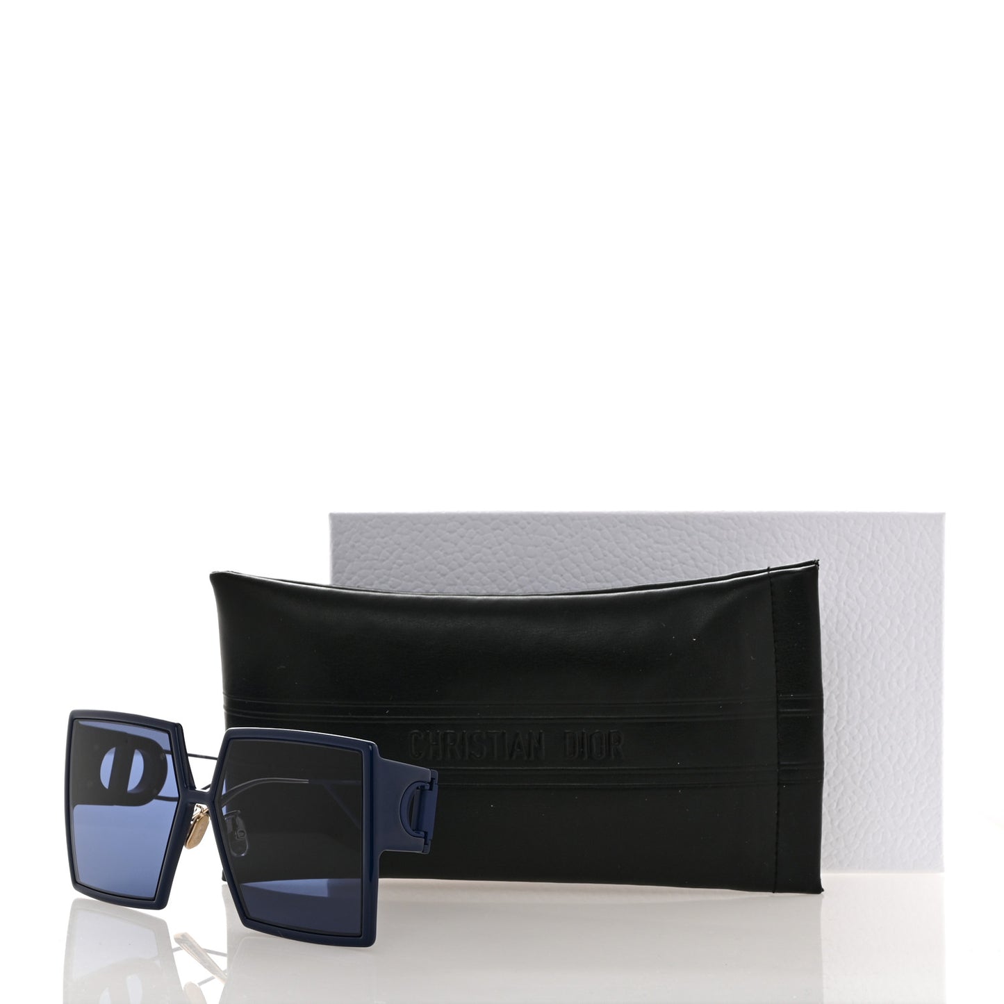 Acetate Square 30 Montaigne Sunglasses Blue