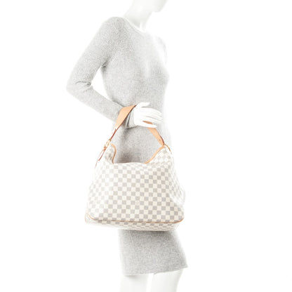 Louis Vuitton Damier Azur Delightful MM Pink 2 of 8