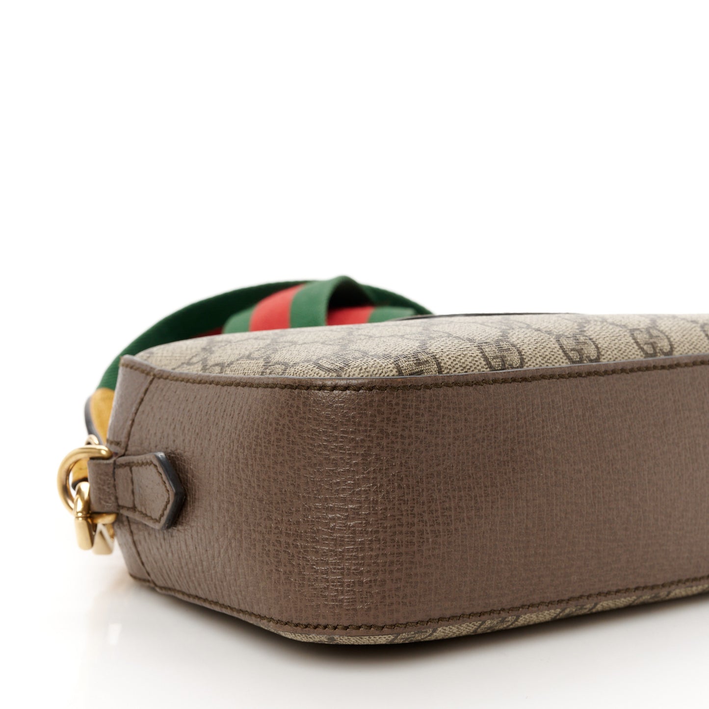 GG Supreme Monogram Web Neo Vintage Shoulder Bag Beige New Acero Crop