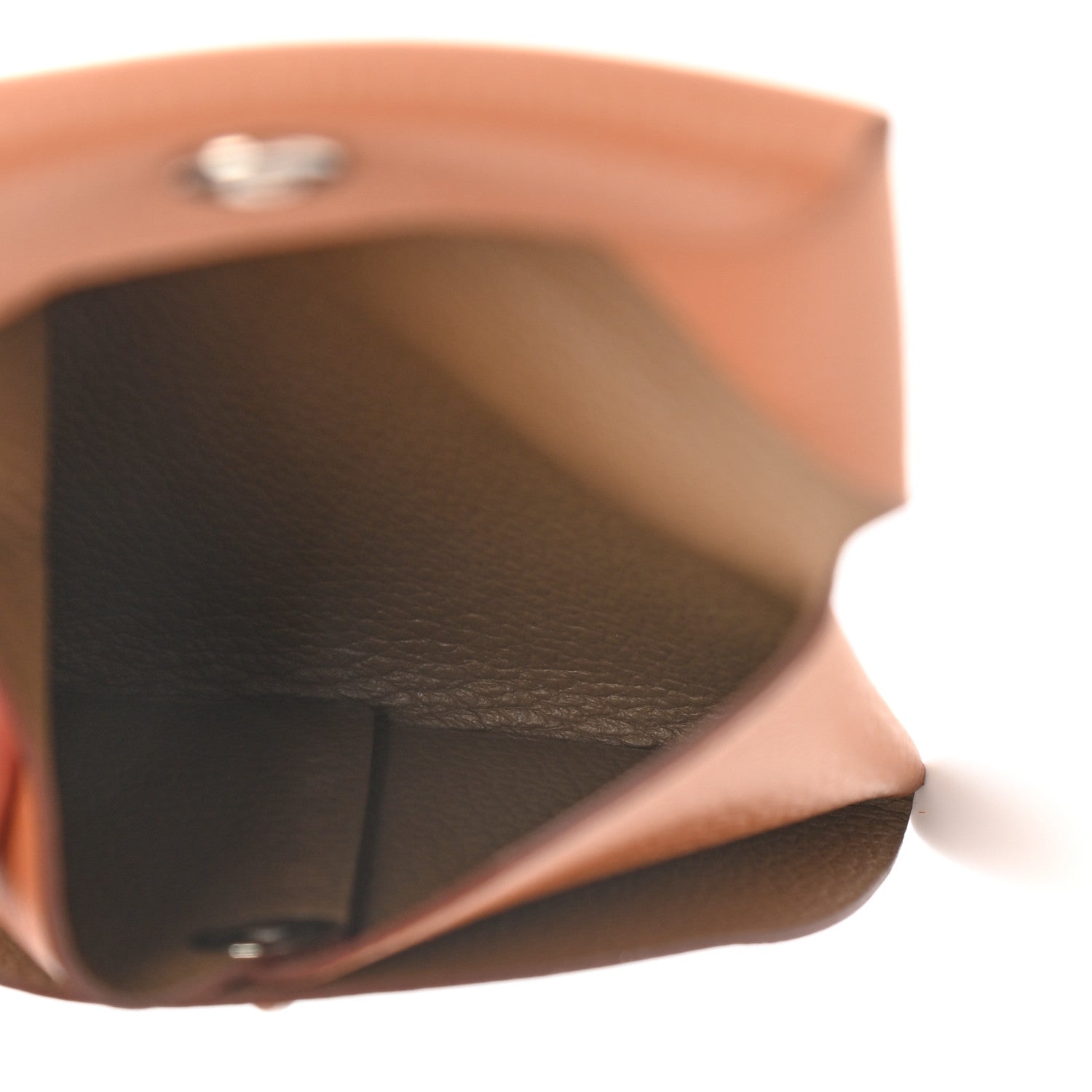 Hermes Evercolor Bastia Verso Coin Purse Gold Beige De Weimar 5 of 8