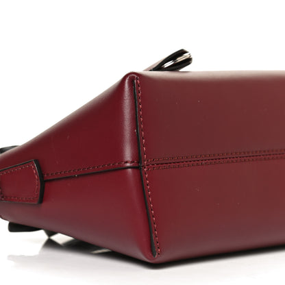 Fendi Vitello King Logo Embossed Mini By The Way Boston Bag Barolo 10 of 13