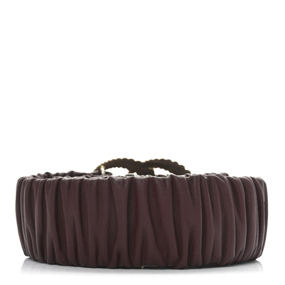 Gucci Calfskin Elastic Torchon Double G 40mm Belt 80 32 Burgundy 2 of 3