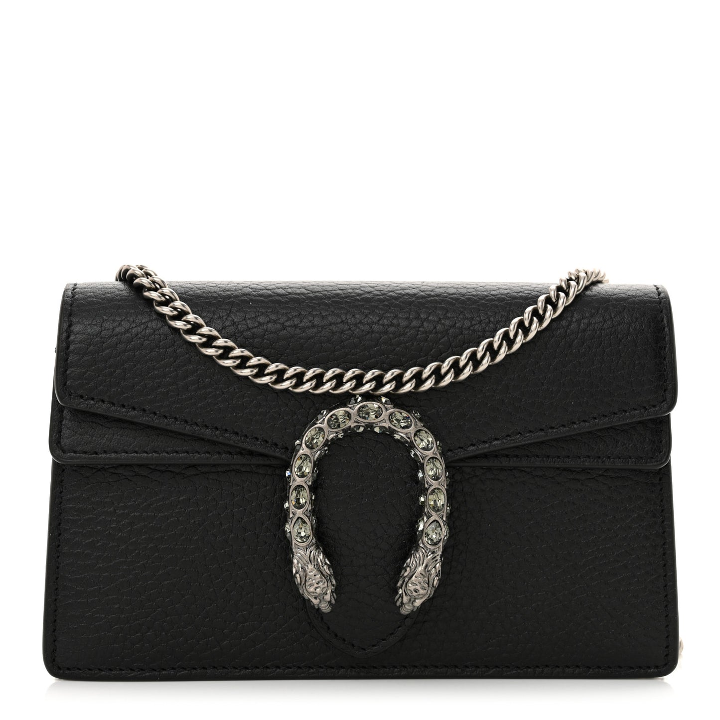 Calfskin Super Mini Dionysus Shoulder Bag Black