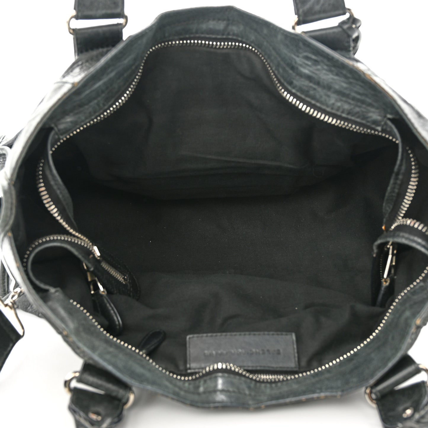 Agneau Giant 21 Silver Hardware Part Time Black
