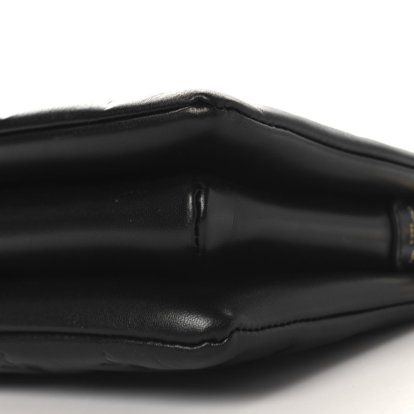 Lambskin Embossed Monogram Coussin BB Black