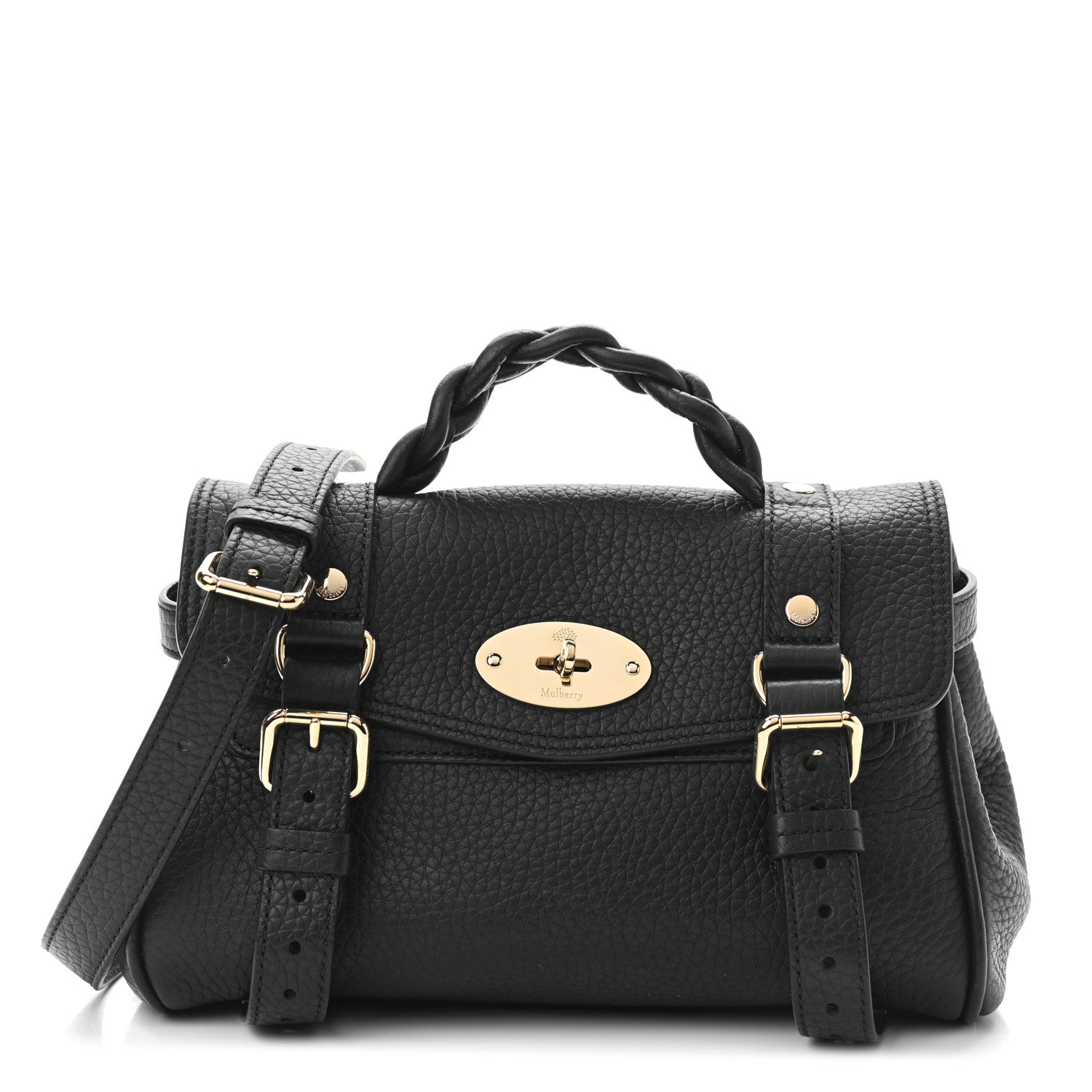 Mulberry Heavy Grain Mini Alexa Black 1 of 9