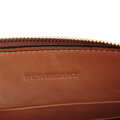 Burberry House Check Derby Peyton Crossbody Clutch Bag Tan 6 of 9