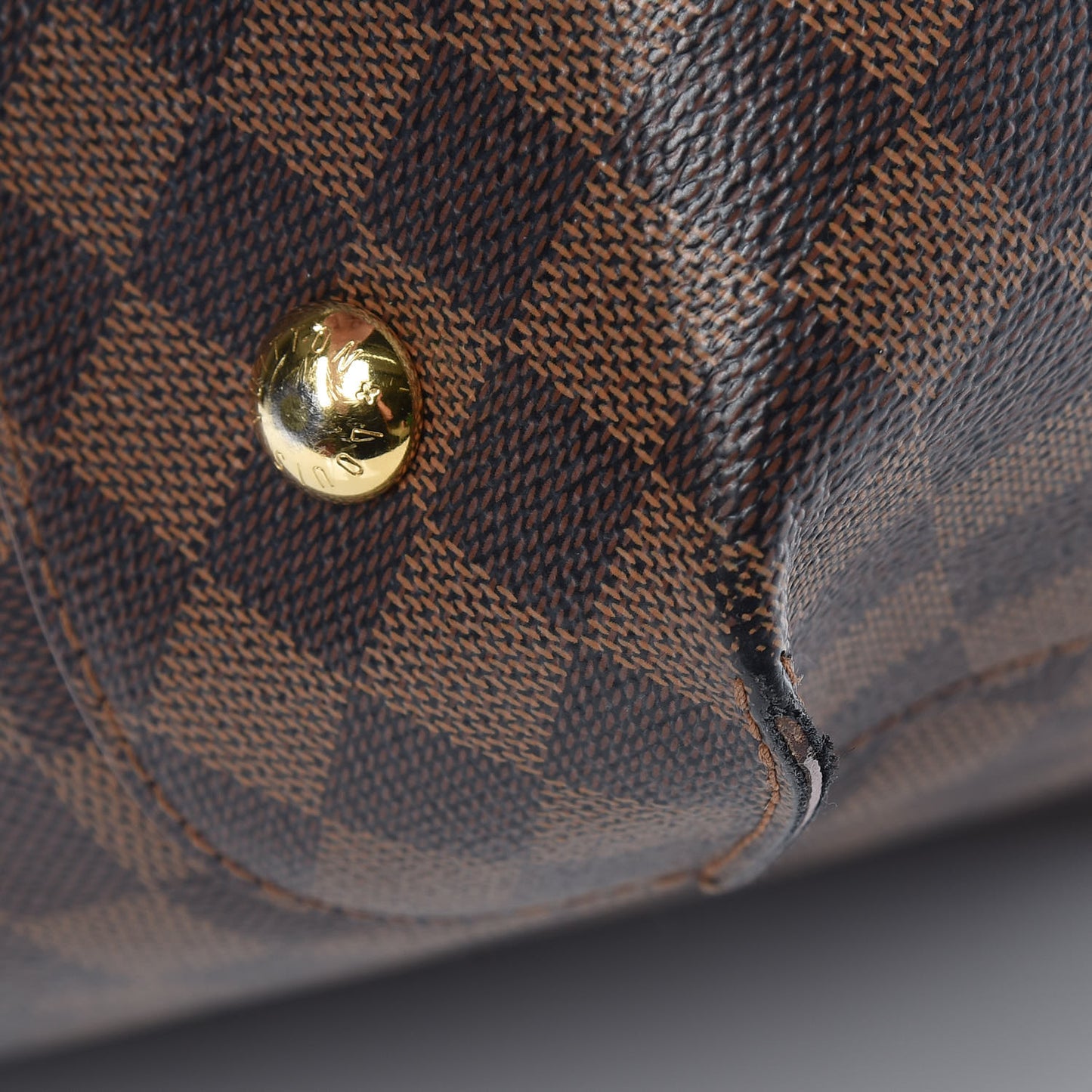 Damier Ebene Caissa Hobo Rose Ballerine