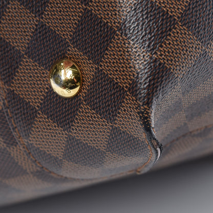 Louis Vuitton Damier Ebene Caissa Hobo Rose Ballerine 18 of 18