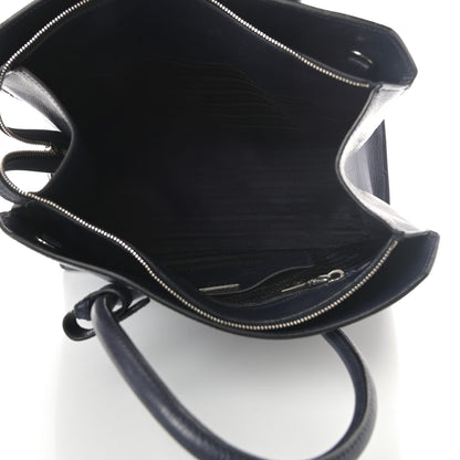 Prada Glace Calfskin Shopping Tote Baltico 5 of 18
