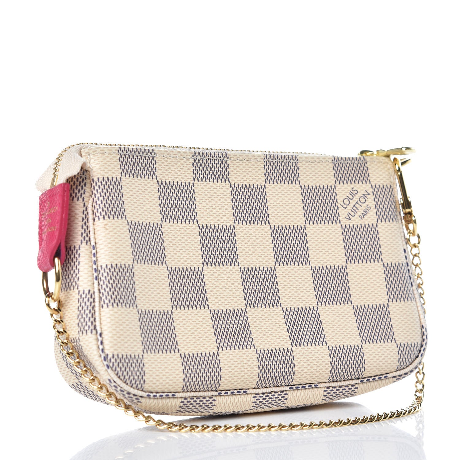 Louis Vuitton Damier Azur 2015 Christmas Animation Mini Pochette Accessories 3 of 8