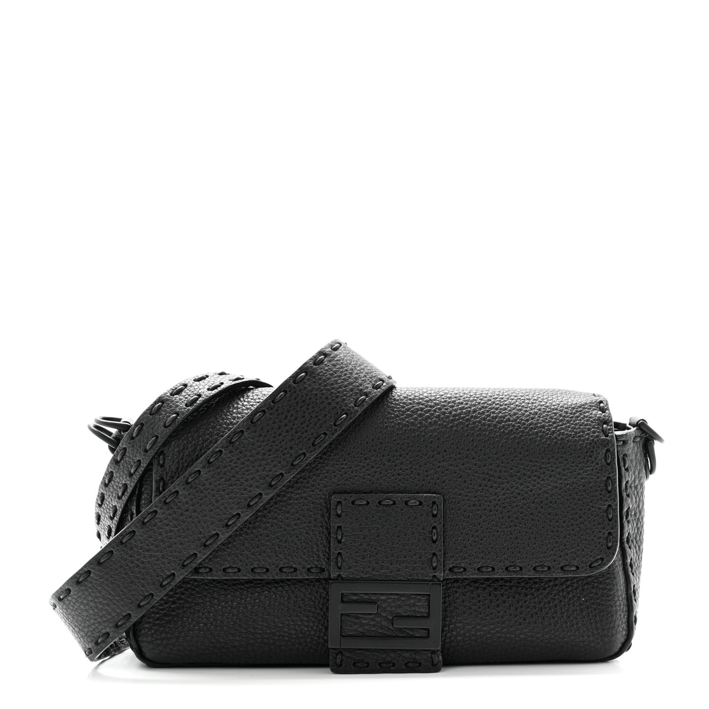 Cuoio Romano Selleria Baguette Black