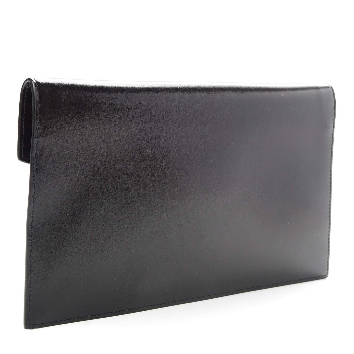 Smooth Shiny Calfskin Monogram Uptown Pouch Black