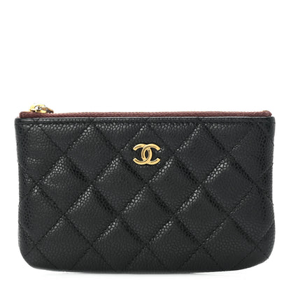 Chanel Caviar Quilted Small Pouch Black 1 of 10