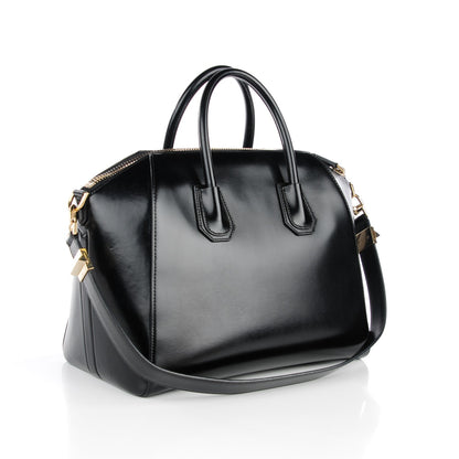 Givenchy Shiny Lord Calfskin Medium Antigona Black 3 of 8