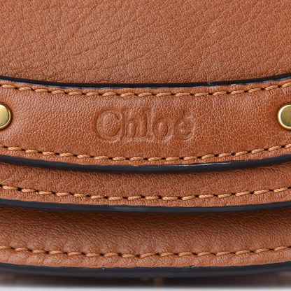 Chloe Calfskin Small Nile Bracelet Minaudiere Bag Caramel 6 of 10