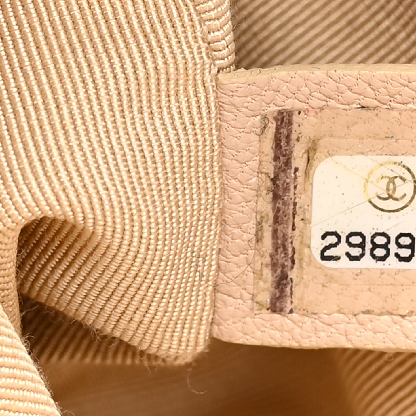 Lambskin Quilted Large Chanel 19 Flap Beige