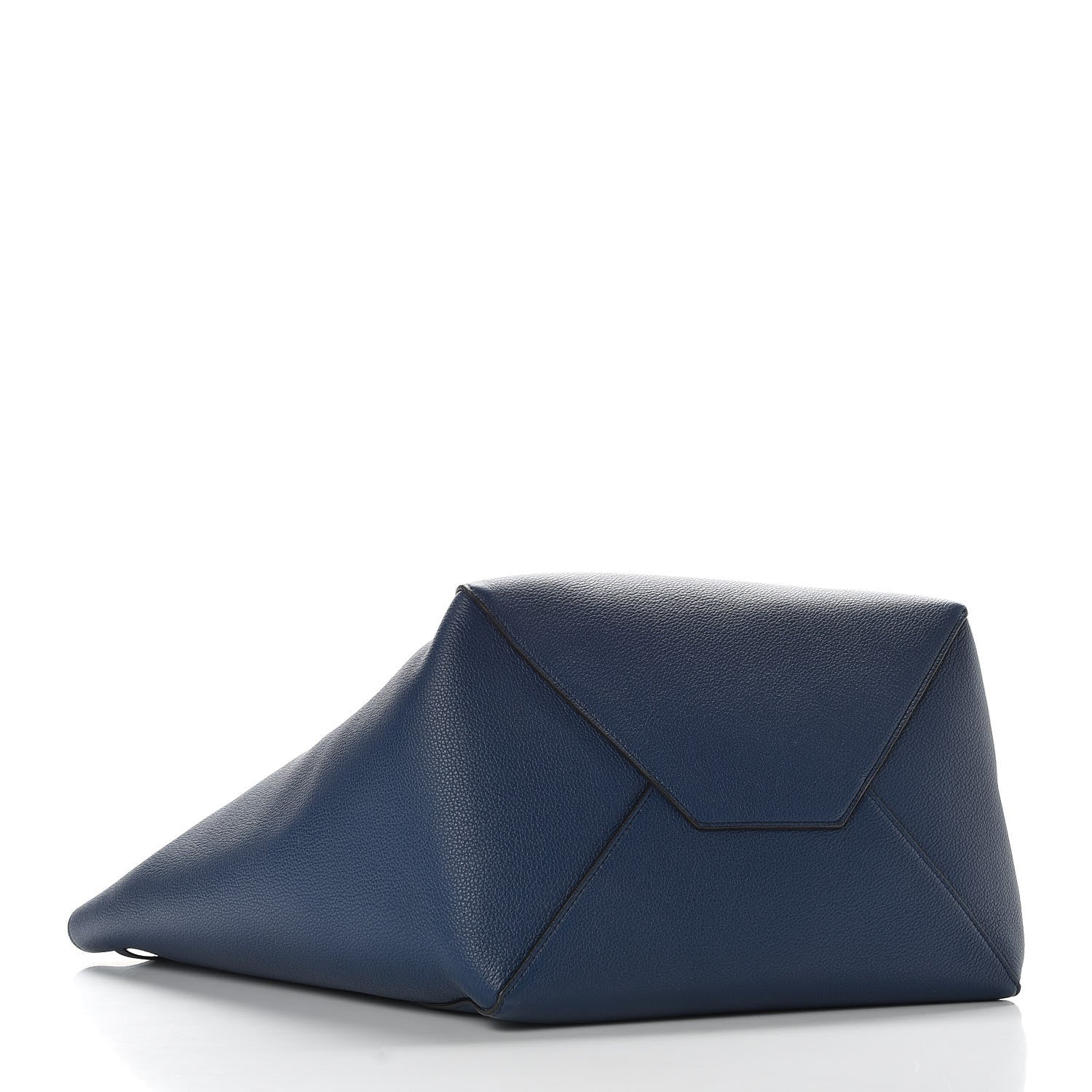 Celine Soft Grained Calfskin Medium Belt Cabas Phantom Deep Blue 3 of 8
