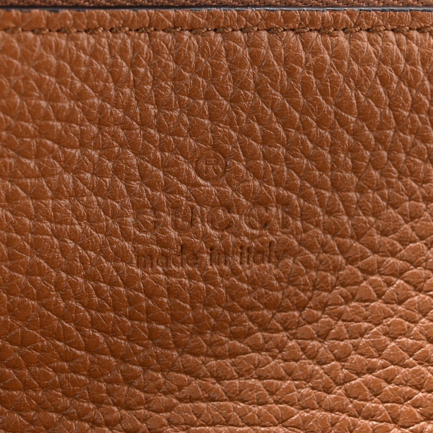 Grained Calfskin Monogram Large Totissima Reversible Tote Brown