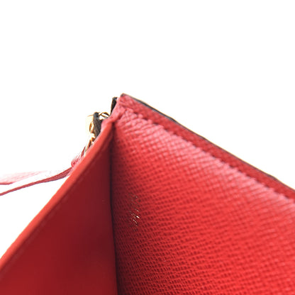 Louis Vuitton Damier Ebene Victorine Wallet Cherry 7 of 8
