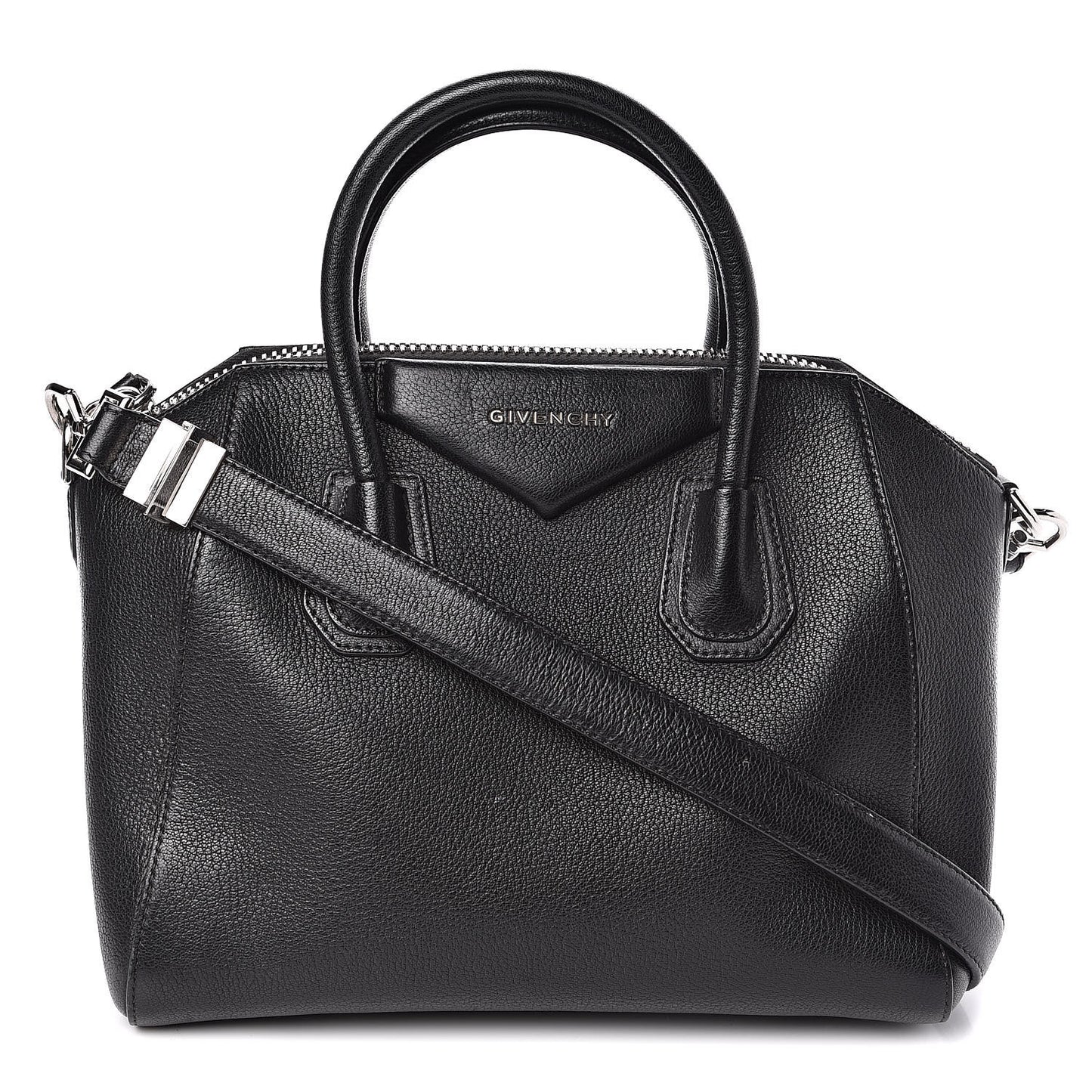Sugar Goatskin Small Antigona Black