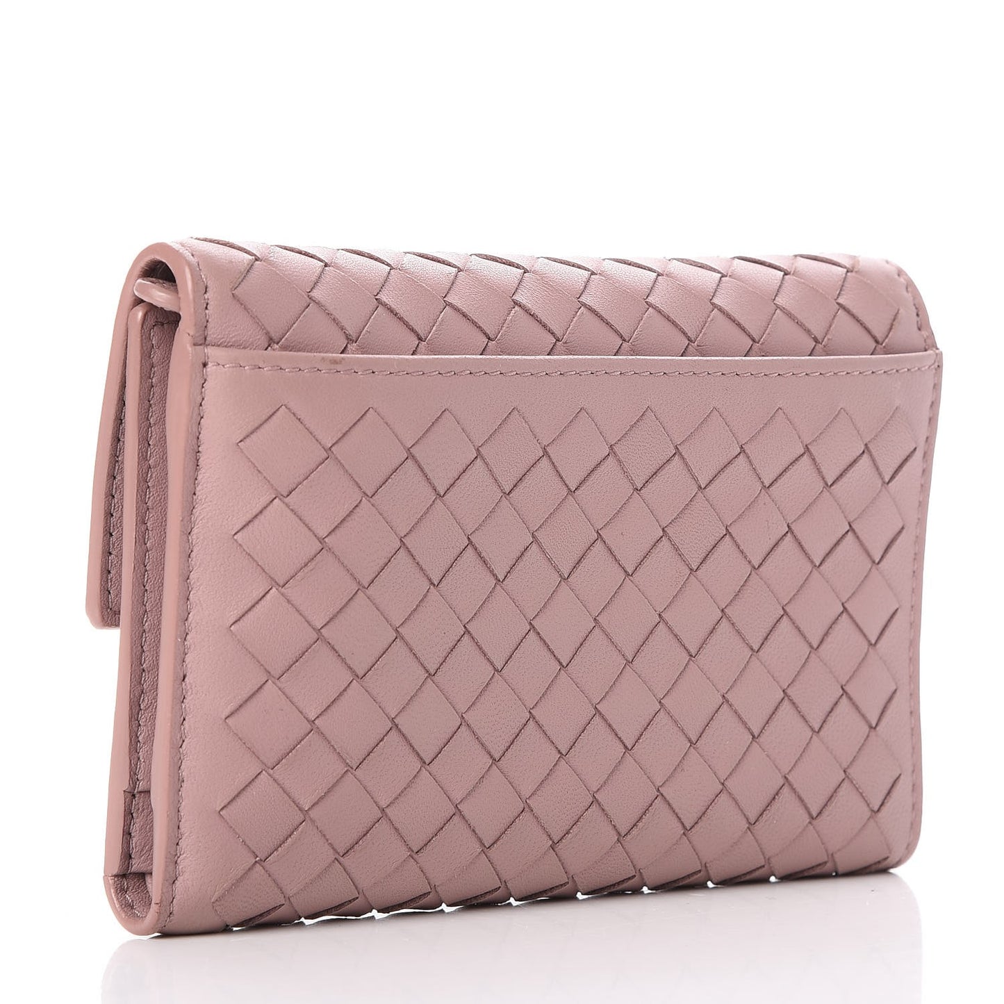 Nappa Intrecciato Continental Wallet Watteau