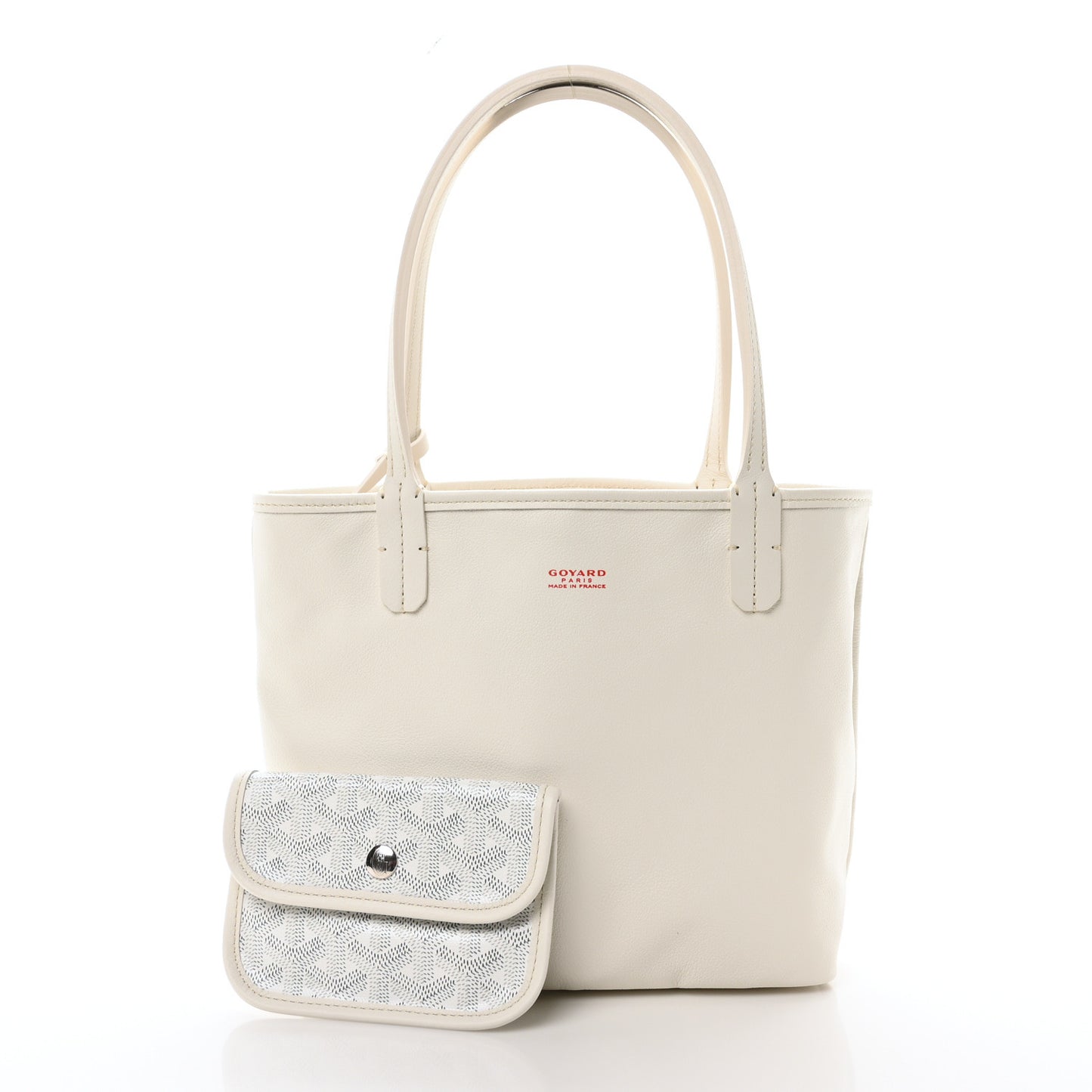 Goyardine Reversible Mini Anjou White