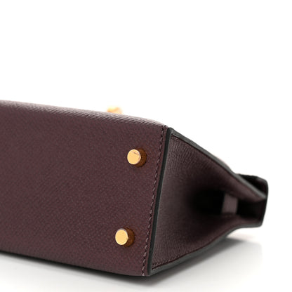 Hermes Epsom Mini Kelly Sellier 20 Rouge Sellier 9 of 10